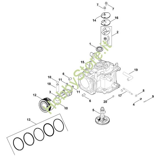 Picture of C - Albero a camme HD775 (HD775-3027)